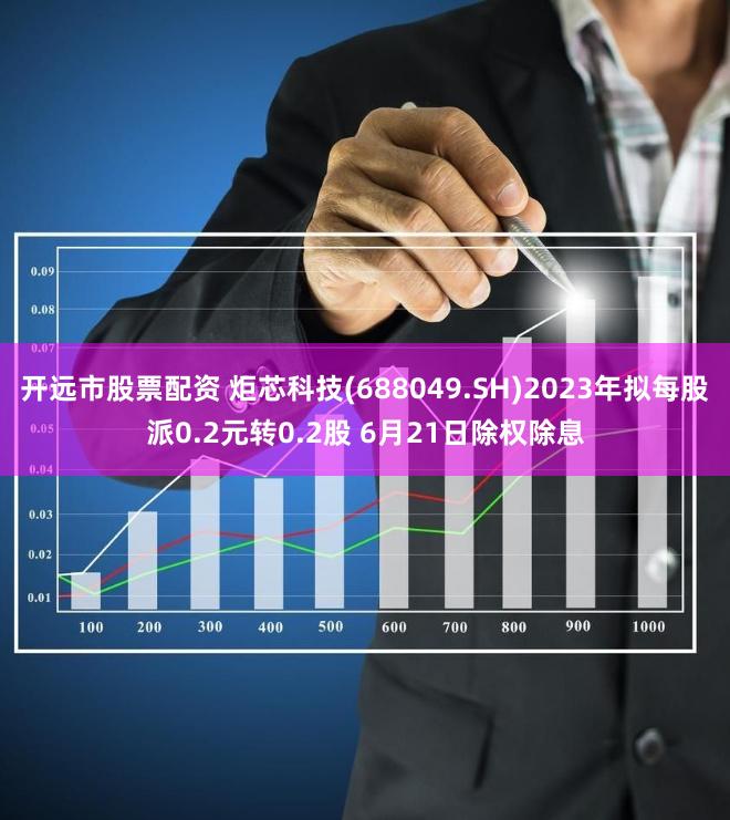 开远市股票配资 炬芯科技(688049.SH)2023年拟每股派0.2元转0.2股 6月21日除权除息